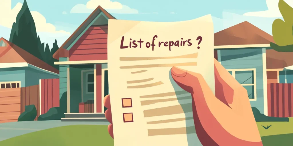 List of Repairs before selling a house